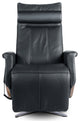 Svago Swivel Zero Gravity Recliner Chair, Black