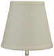 Fenchel Shades 5"x8"x7" Brass Double Bulb Clip Attachment Lamp Shade, Line