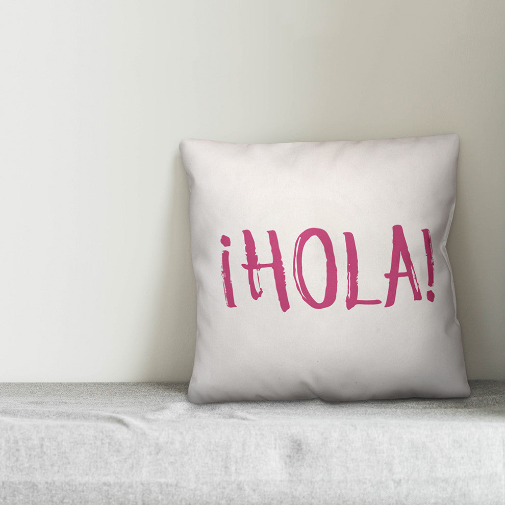 Hola 18x18 Spun Poly Pillow