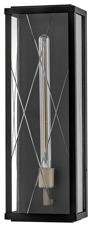 Hinkley Monte Large Wall Mount Lantern, Black