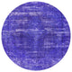 Ahgly Company Indoor Round Mid-Century Modern Area Rugs, 7' Round