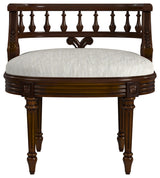 Butler Hathaway Vanity Seat, Antique Cherry/Brown