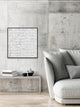 "Mirrored Movement" Floater Framed Painting Print on Canvas, 20x20