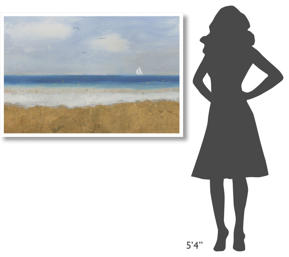 "Beach Horizon" Digital Paper Print by James Wiens, 50"x34"
