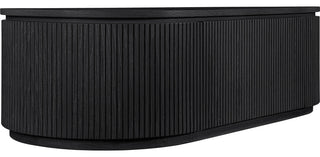 Moana Wood Storage Coffee Table, Black, 52" W X 26" D