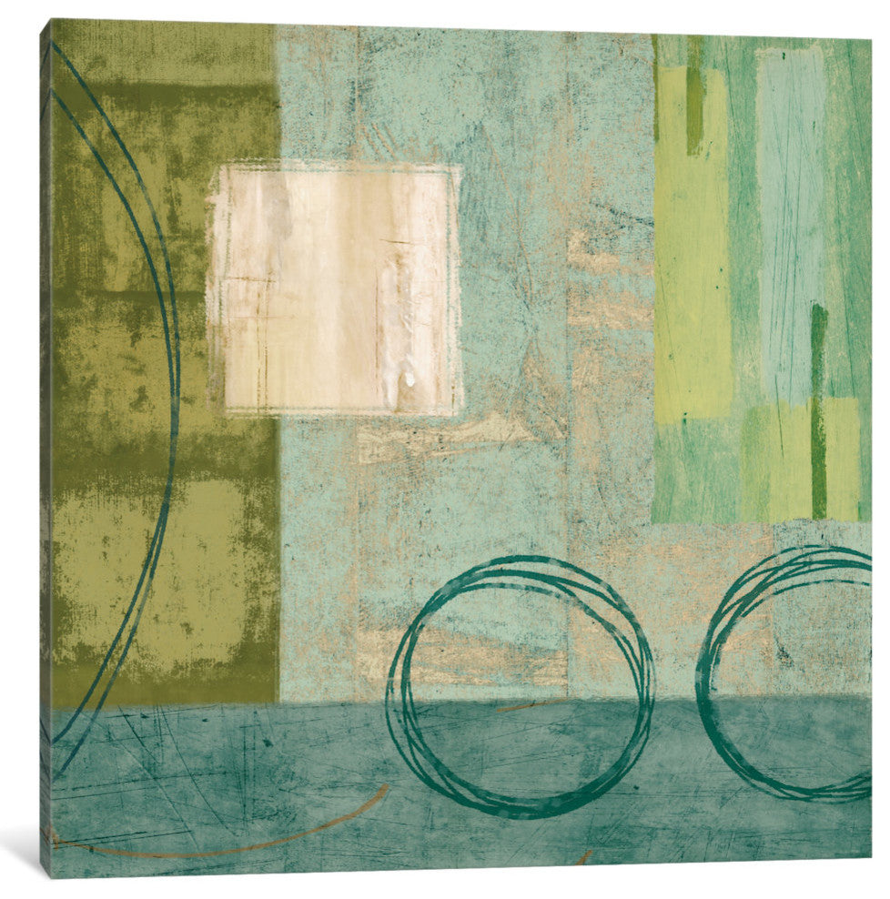 "Aquamarine I" by Brent Nelson, Canvas Print, 12"x12"