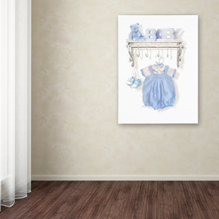 The Macneil Studio 'Birth Blue' Canvas Art, 14" x 19"