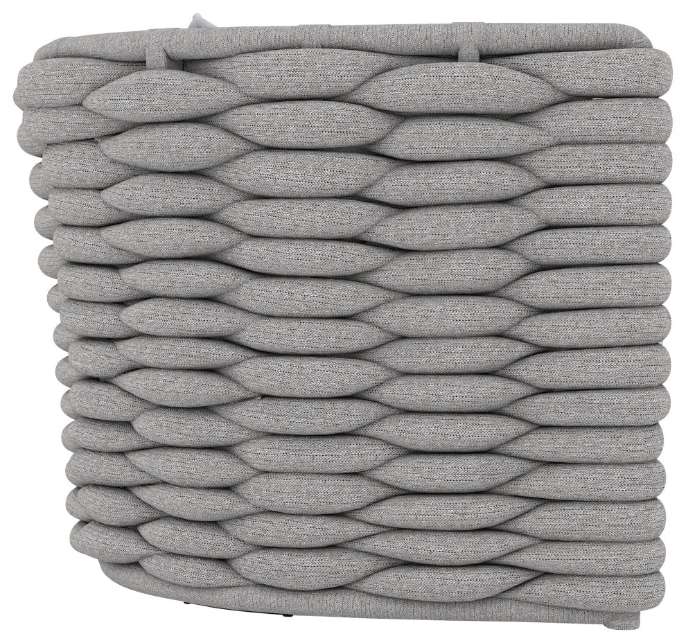 Bernhardt Wailea Nordic Gray Outdoor Swivel Chair