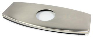 Luxier Kitchen Faucet Single-Hole Deck Plate, 6.25", Brushed Nickel