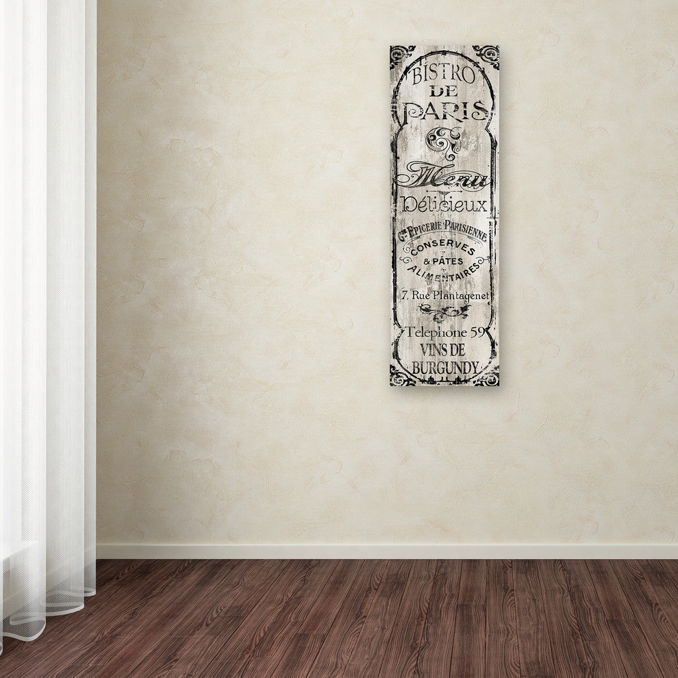 Color Bakery 'Paris Bistro II' Canvas Art, 8x24