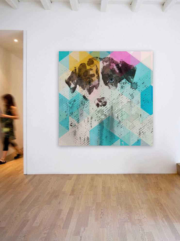 "Little Dog" Painting Print on Canvas by Irena Orlov