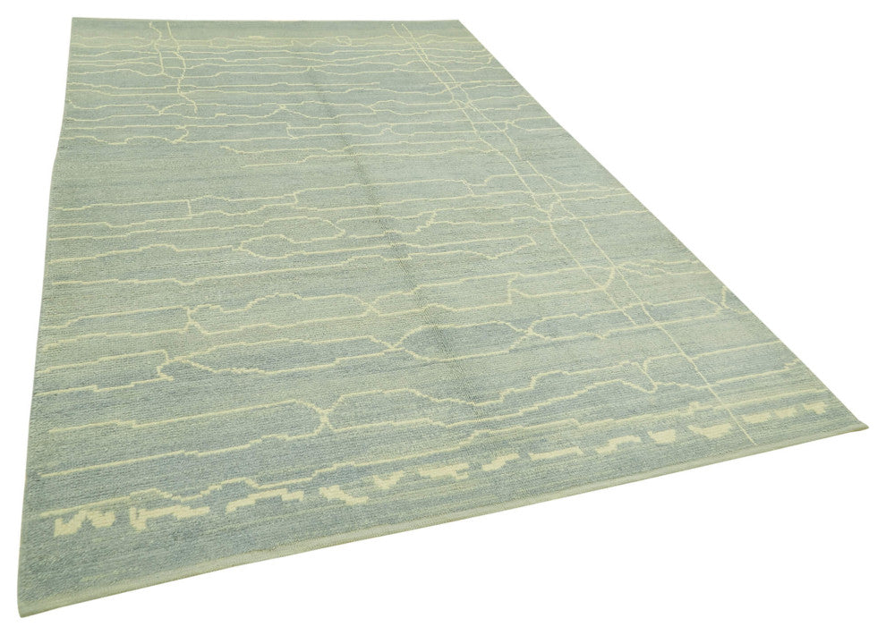 Rug N Carpet - Handmade Unique 6' 3'' x 9' 10'' Moroccan Area Rug