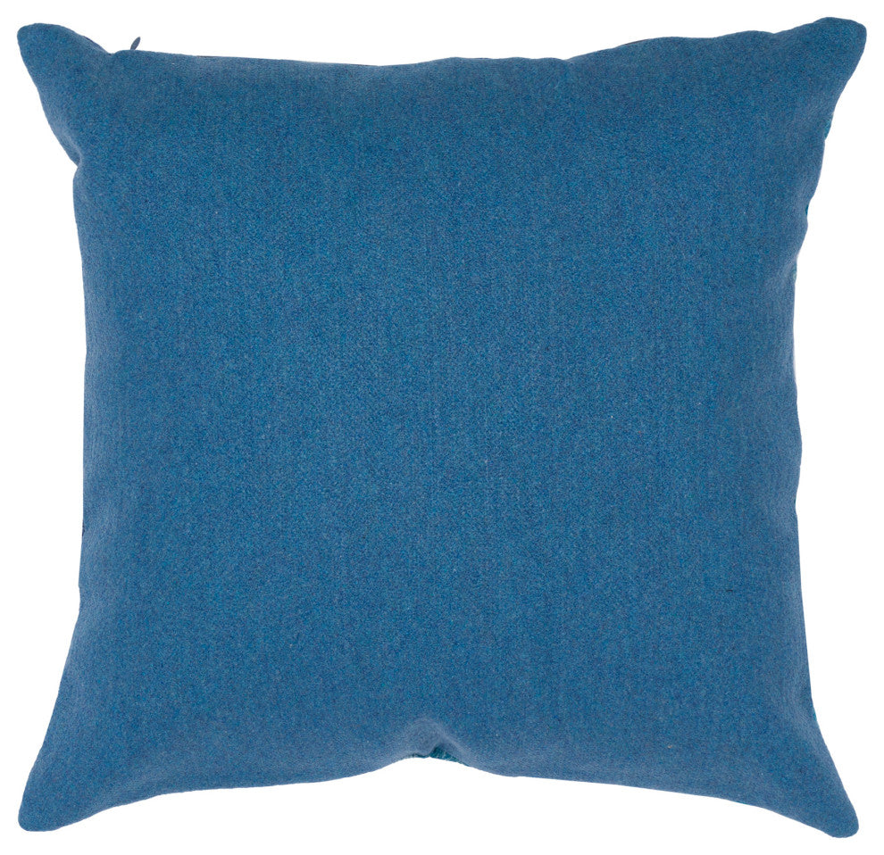 Visions IV Curl Indoor/Outdoor Pillow Blue 12"x20"