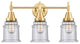 Innovations 447-3W-SG-G184-LED 3-Light Bath Vanity Light, Satin Gold
