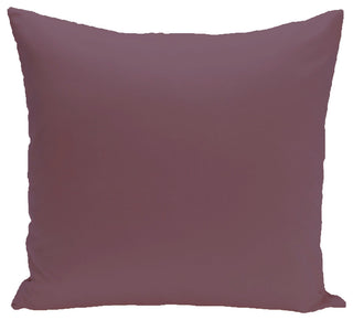 Solid Pillow, Wine, 16"x16"