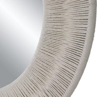 Uttermost 09824 Sailor's Knot White Small Round Mirror