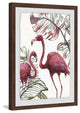 "Tropical Flamingos I" Framed Painting Print, 20"x30"