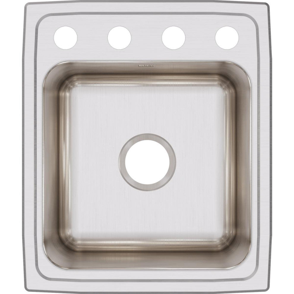 DLR172010OS4 Lustertone Classic Stainless Steel 17" x 20" Drop-in Sink