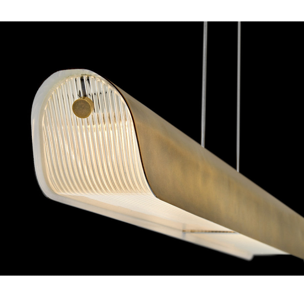 Fredrick Ramond Arco Medium Linear, Heritage Brass