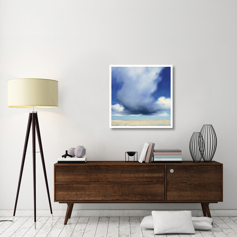 "Beach Clouds I" Digital Paper Print by Julia Purinton, 32"x32"