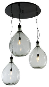 41" W Euri Tanta 3 Light Cascading Pendant