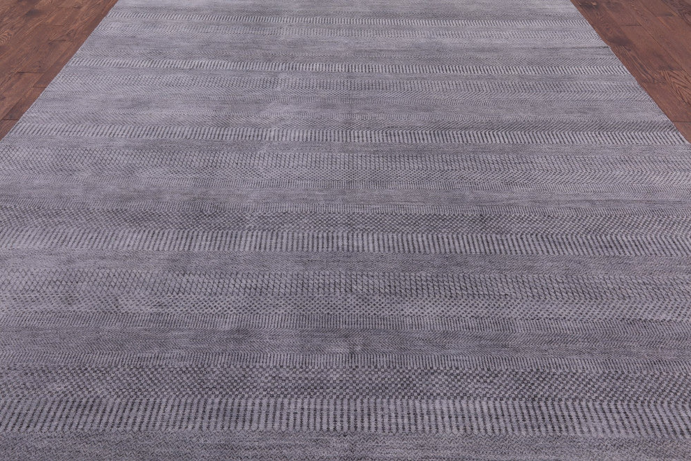 Savannah Gabbeh Wool and Silk Hand Knotted Rug 9' 0" X 12' 4" Q6527