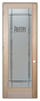 Pantry Door - Ultra Pantry - Douglas Fir (stain grade) - 30" x 96" - Knob on...