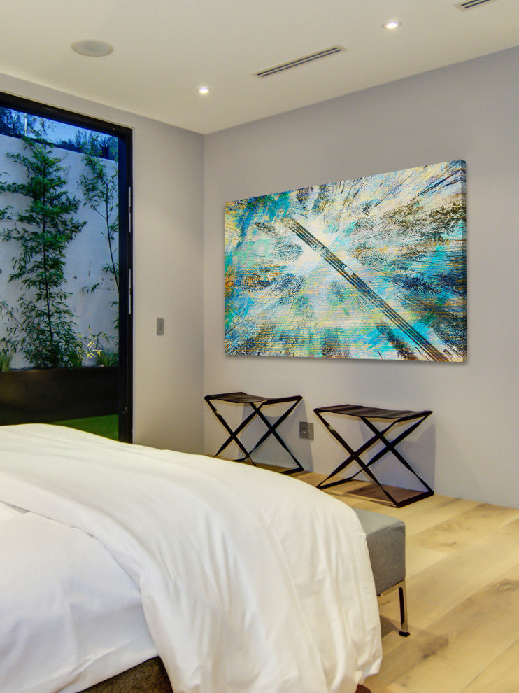 "Tall Tree Road" Painting Print on Wrapped Canvas, 30"x20"
