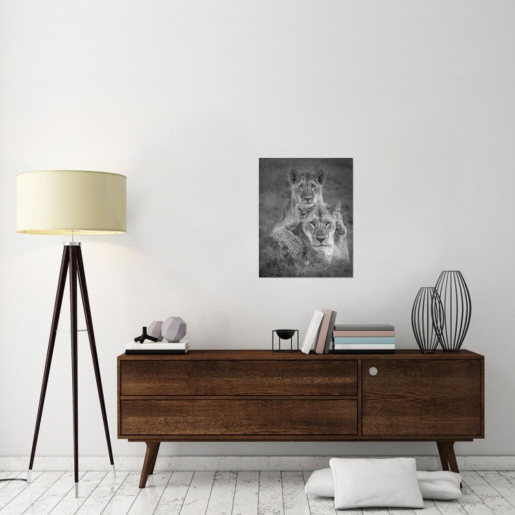 "Playtime With Mama!" Stretched Canvas Giclee by Ali Khataw, 22x28"