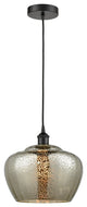Innovations 616-1P-BK-G96-L Fenton 1 Light 11" Mini Pendant, Matte Black