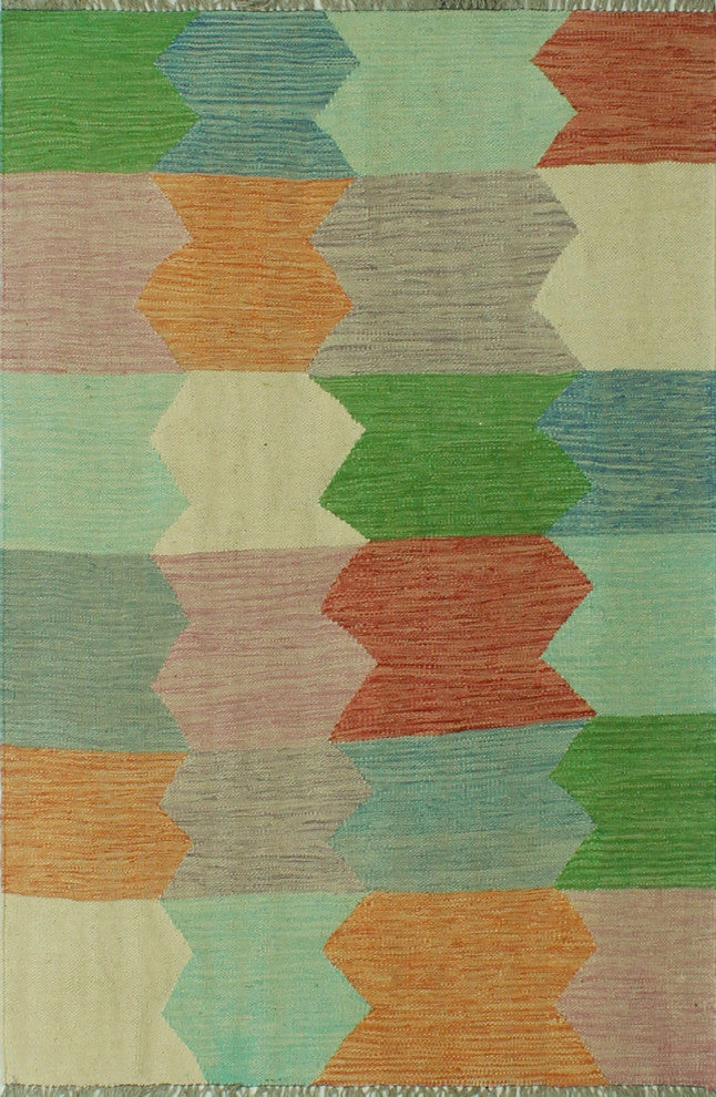 Winchester Kilim Haseeb Green Rug