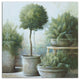 Potted Greenery 24x24 Canvas Wall Art