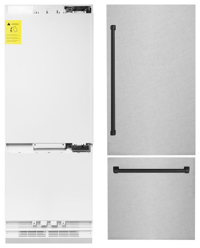 Refrigerator With Internal Water and Ice Dispenser, Durasnow RBIVZ-SN-30-MB
