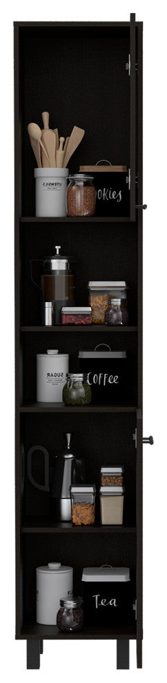 Ikaria Kitchen Pantry, Black Wengue