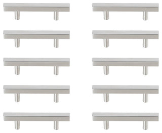 PL402-3-NK-10PK Dior 3" Center to Center Brushed Nickel Bar Pull, Set of 10