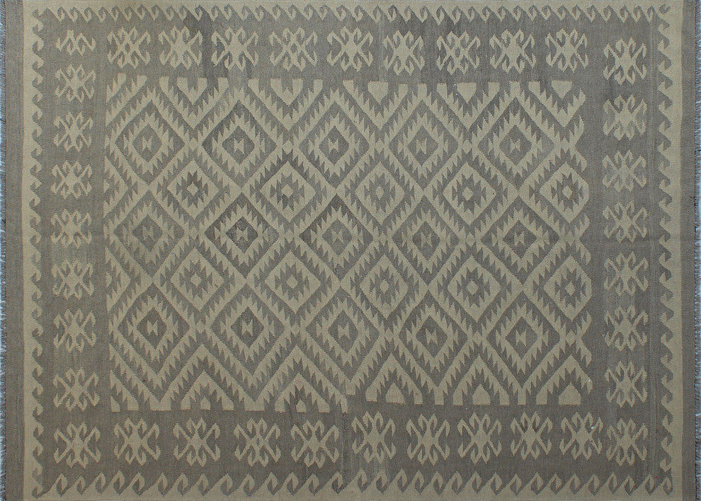 Winchester Kilim Mutaal Ivory Rug, 5'6x7'5