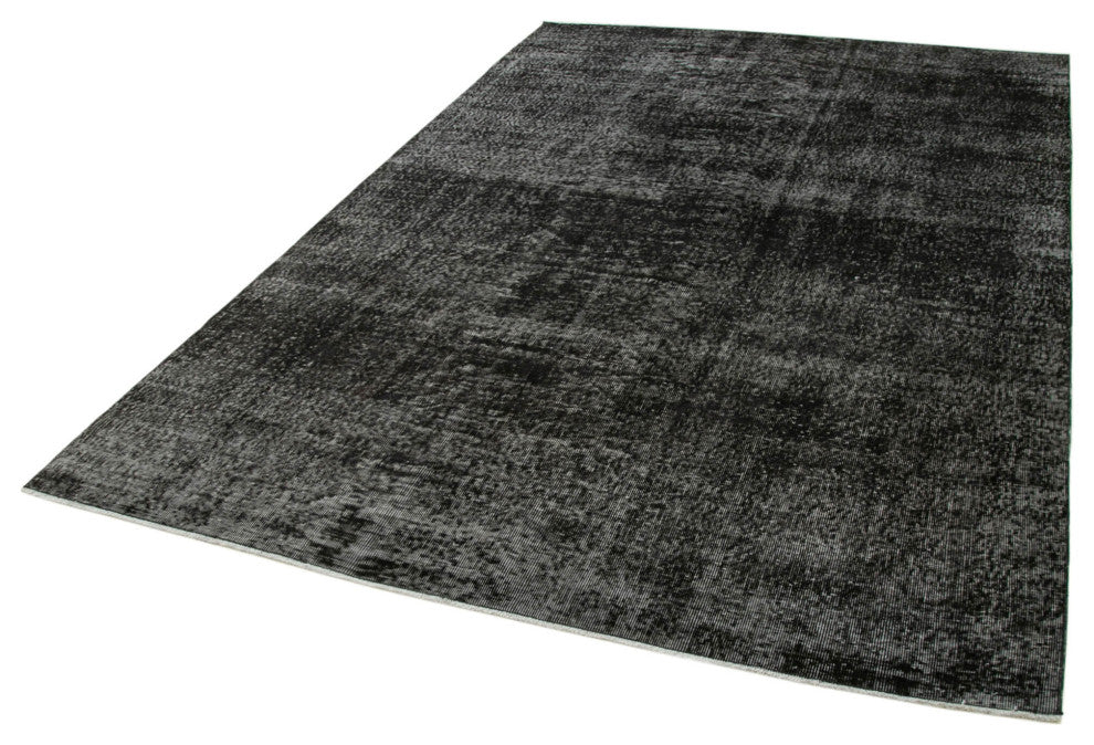 Rug N Carpet - Hand-knotted Anatolian 6' 5" x 9' 6" Vintage Overdyed Area Rug