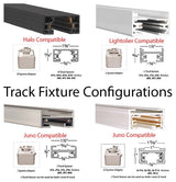 LED820 Impulse LED 3000K 40 Degree Beam, Dark Bronze for J Track