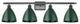 Innovations 516-4W-BK-MBD-75-GR-LED 4 Light Bath Vanity Light, Matte Black