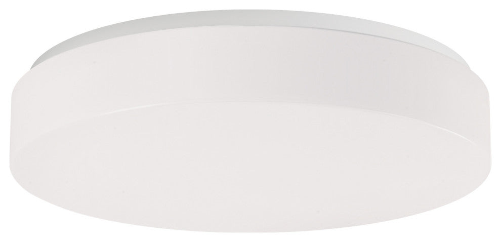 Maxim 57552 Mint 15"W LED Flush Mount Drum Ceiling Fixture - White