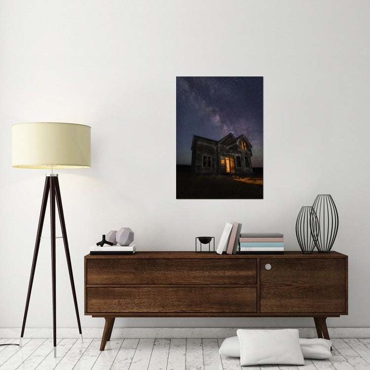 "Pray Nobody Is Home" Stretched Canvas Giclee by Miles Morgan, 28x40"