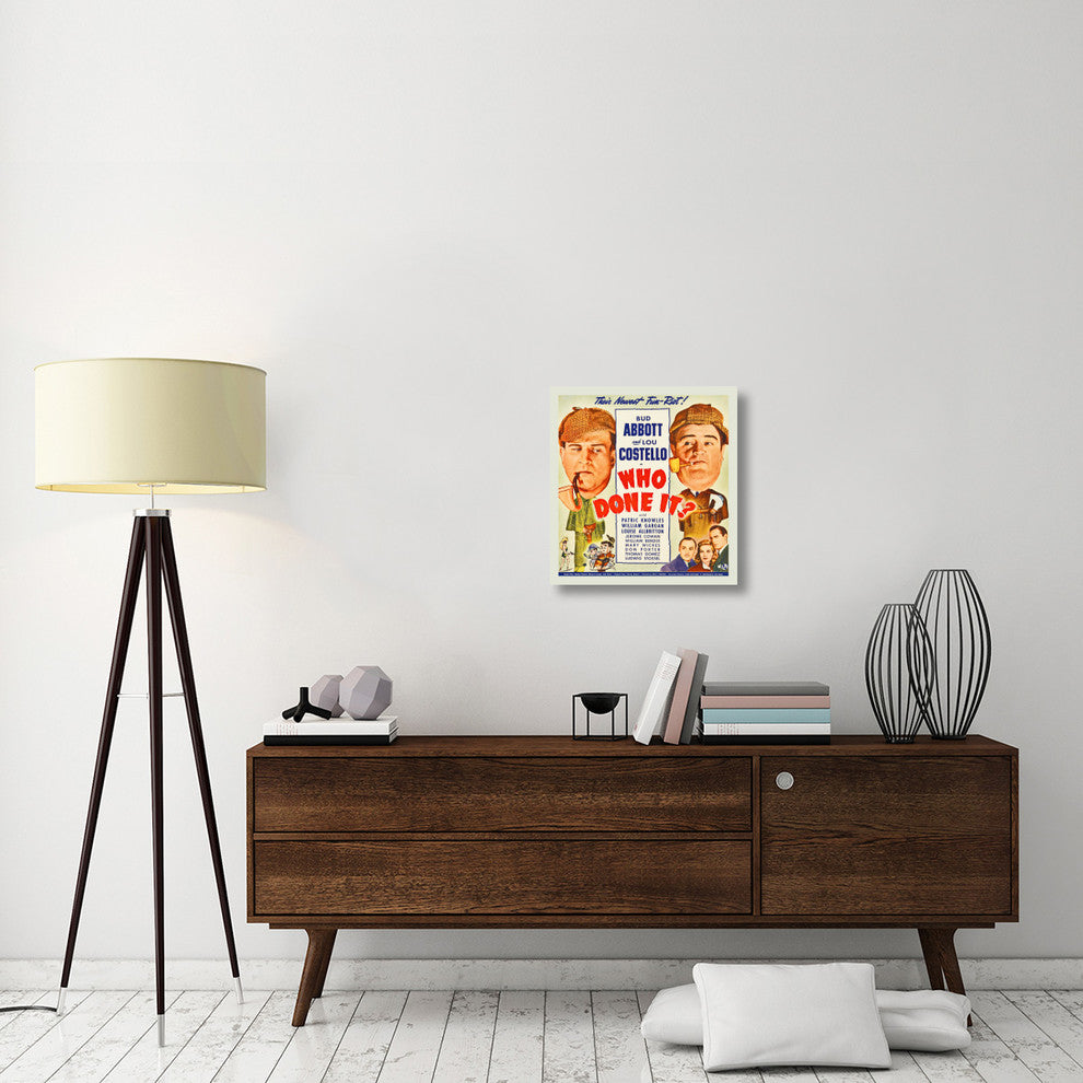 "Abbott & Costello - Who Done It" Canvas by Hollywood Photo Archive, 21x22"