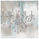 "Candelabra Teal I" Digital Paper Print by James Wiens, 38"x38"