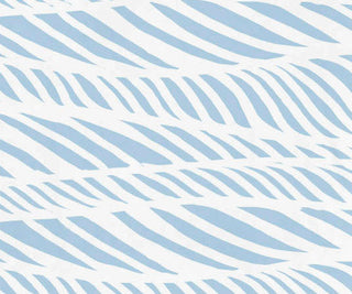 Rolling Waves, Geometric Print Beach Towel, Light Blue