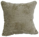 17" Jacquard Throw Pillow With Insert, Elton Taupe