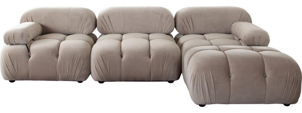 Paloma 4PC Modular 111" Reversible Chaise Sectional