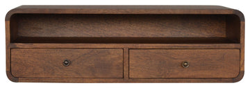 Floating Chestnut Open Console
