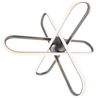 WAC Lighting PD-37224 Valerius 3 Light 24"W LED Abstract Multi - Brushed Nickel