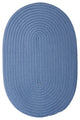 Colonial Mills Boca Raton BR55 Blue Ice Indoor/Outdoor Area Rug, Oval 10'x13'