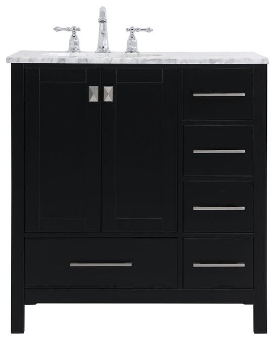 Elegant VF18932BK 32"Single Bathroom Vanity, Black